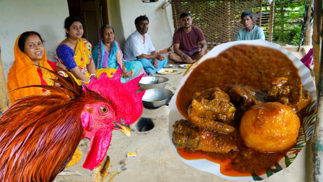 বৃষ্টির মধ্যে গেছো দেশি চিকেন কষা সাথে গরম গরম লুচি | Desi Chicken |