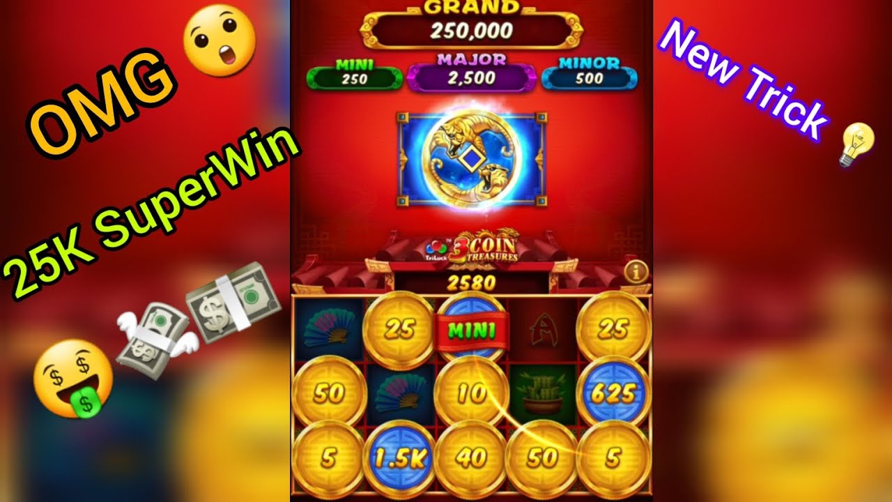 3 Coin Treasure Jili Slot New Game 25K Super MegaWin Full Gameplay 💡😱🤑