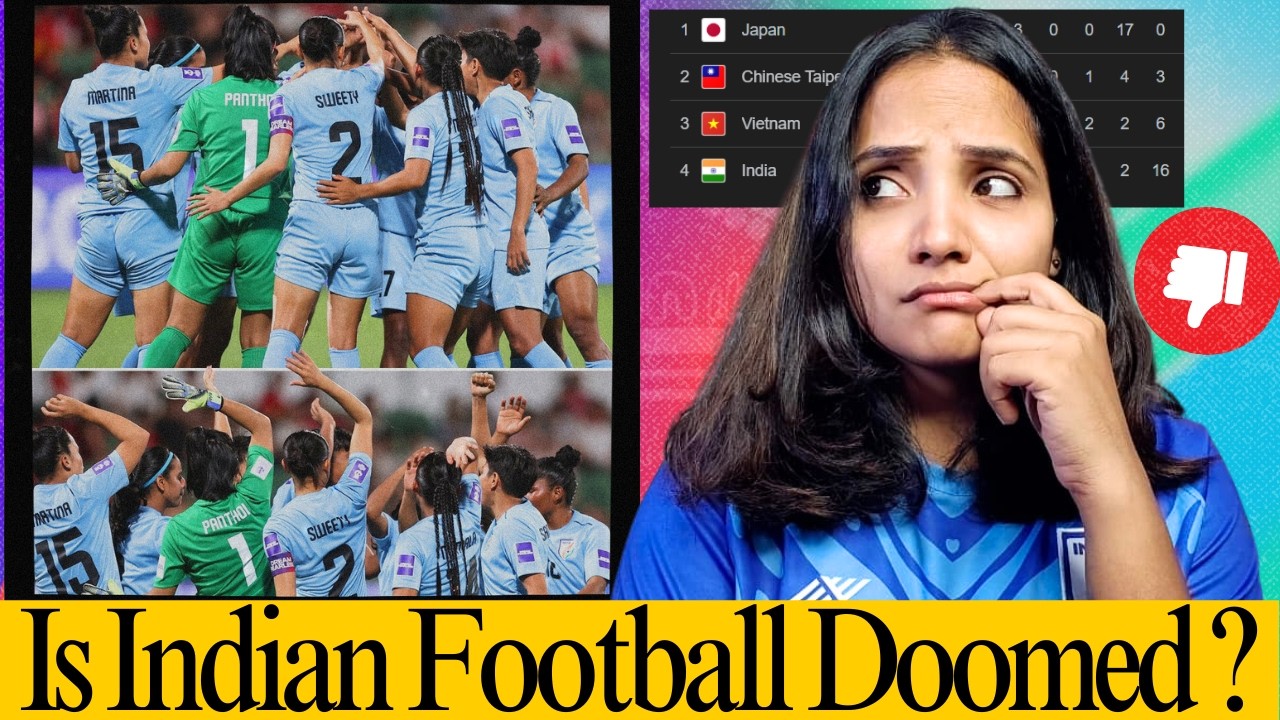 Indian Women's Football team is out of AFC Women's Asian Cup | India (1-3) Chinese Taipei Reaction