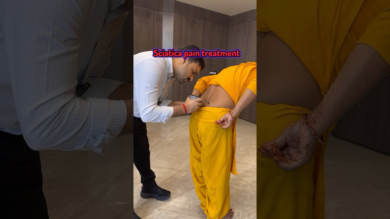 Sciatica pain treatment by dr harish grover #ytshort #trend #feed #shortfeed