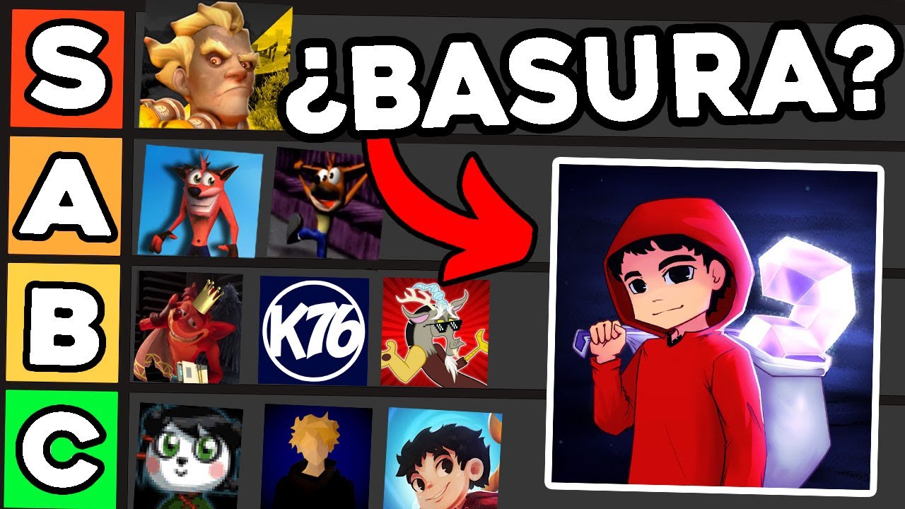 Clasifiqué ¿TODOS los YOUTUBERS de Crash Bandicoot? | Especial 10K
