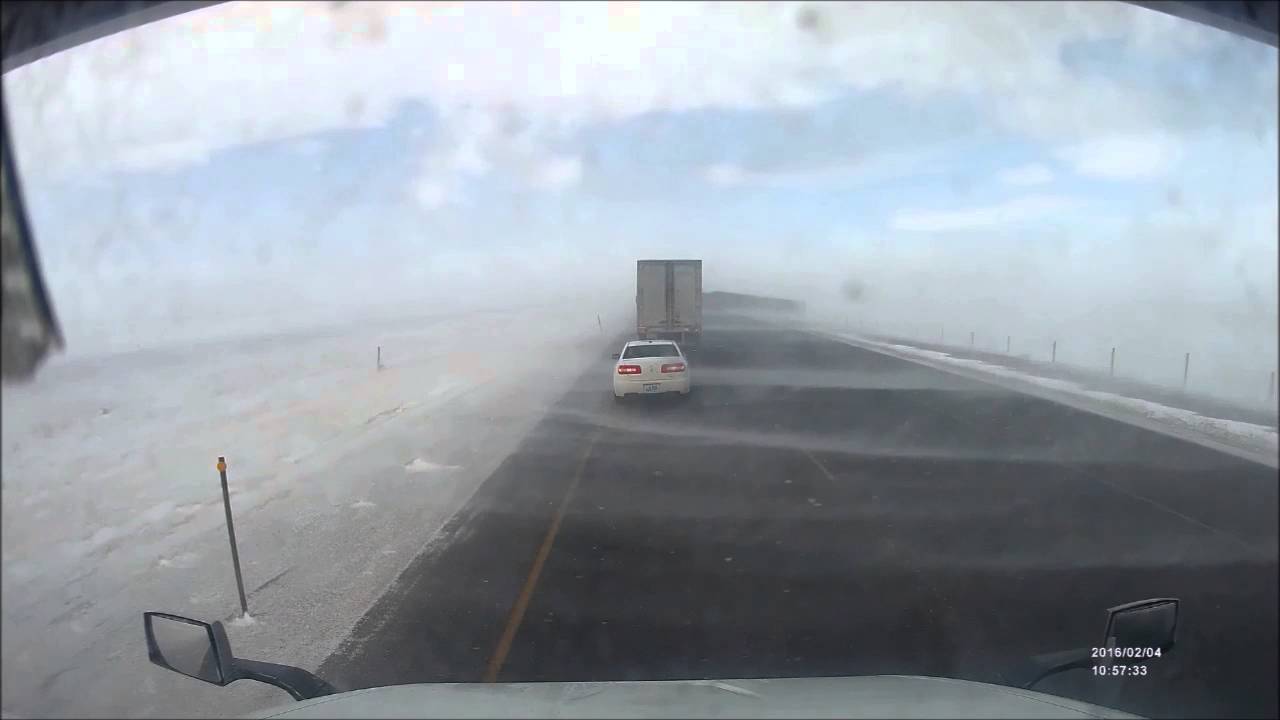 I-80 Wyoming Flipped Over Semi-Truck Wind Gusts 65+Mph