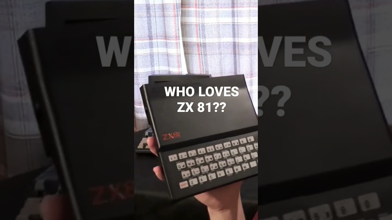Sinclair ZX81 Who still loves this classic computer? #shorts