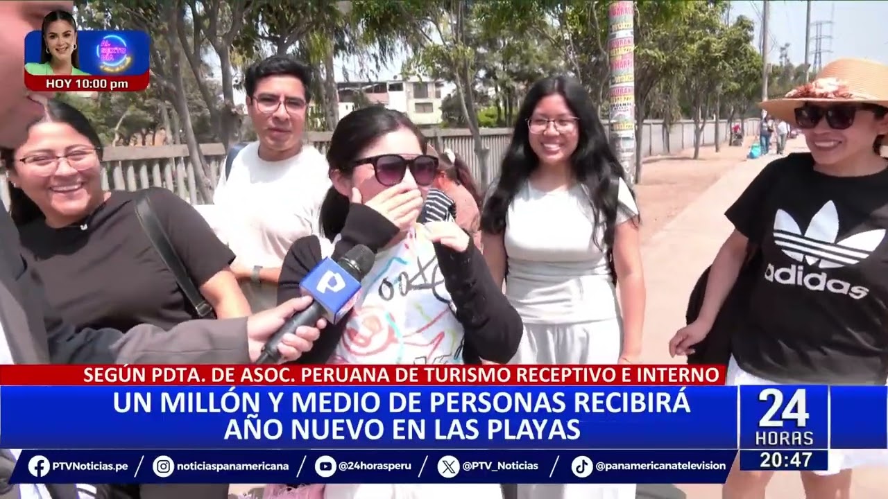 Más de un millón de peruanos recibirán el Año Nuevo en las playas del país
