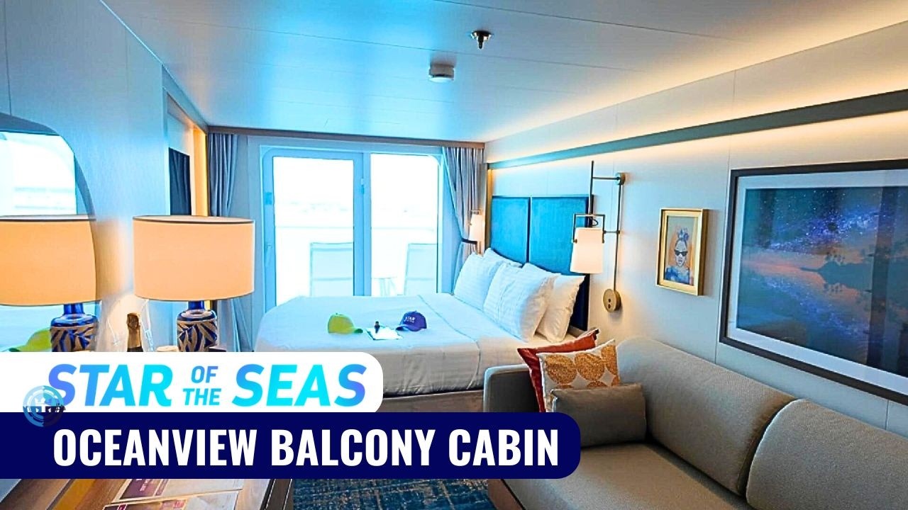 STAR of the Seas | Ocean View Balcony Cabin Tour | Royal Caribbean