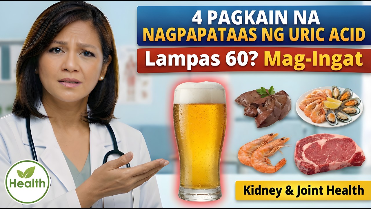 😱 Mataas ang Uric Acid After 60? 4 Pagkain na TIGILAN MO NA — BAGO MASIRA ang Kidney at Joints!