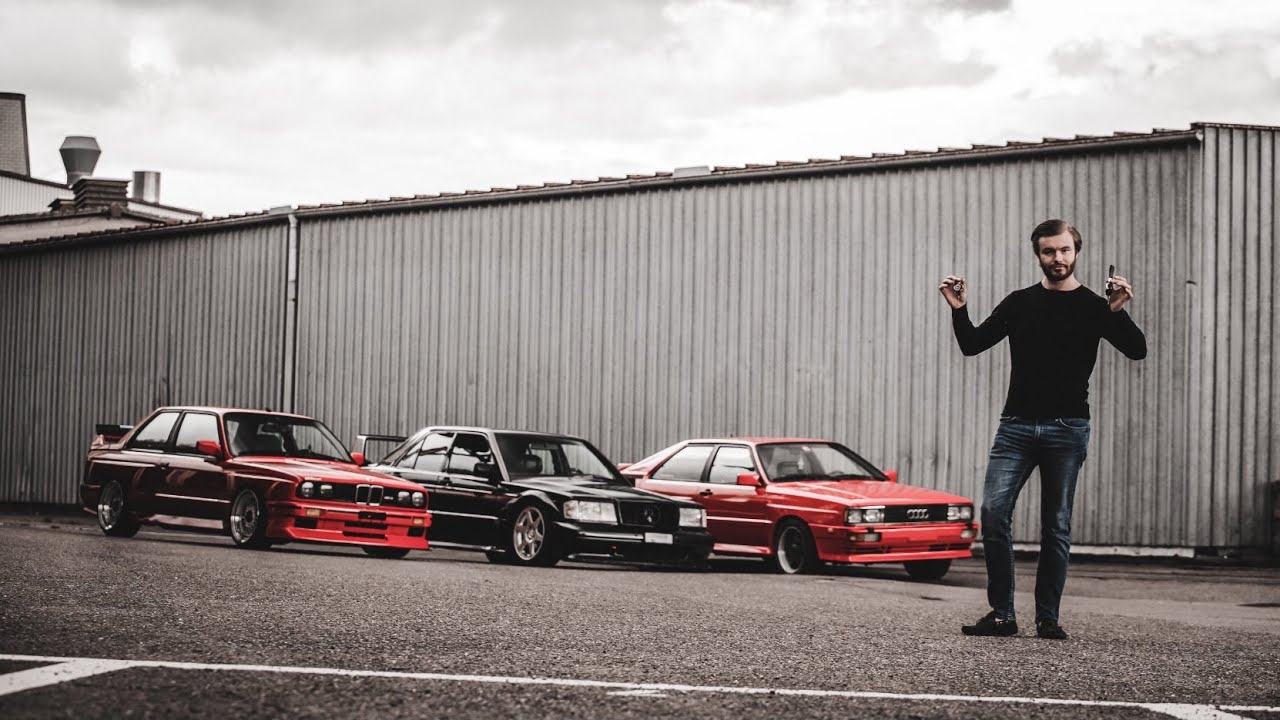 Le trio de légende: BMW M3 E30, Mercedes 190E Evo 2 et Audi Quattro
