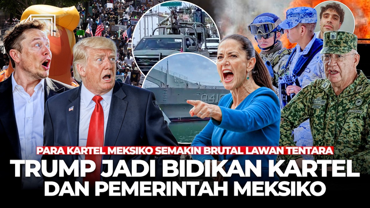 Meksiko Bertempur Melawan AS Kapal Perang Diterjunkan Targetkan Trump! AS Ikut Turunkan Pasukan