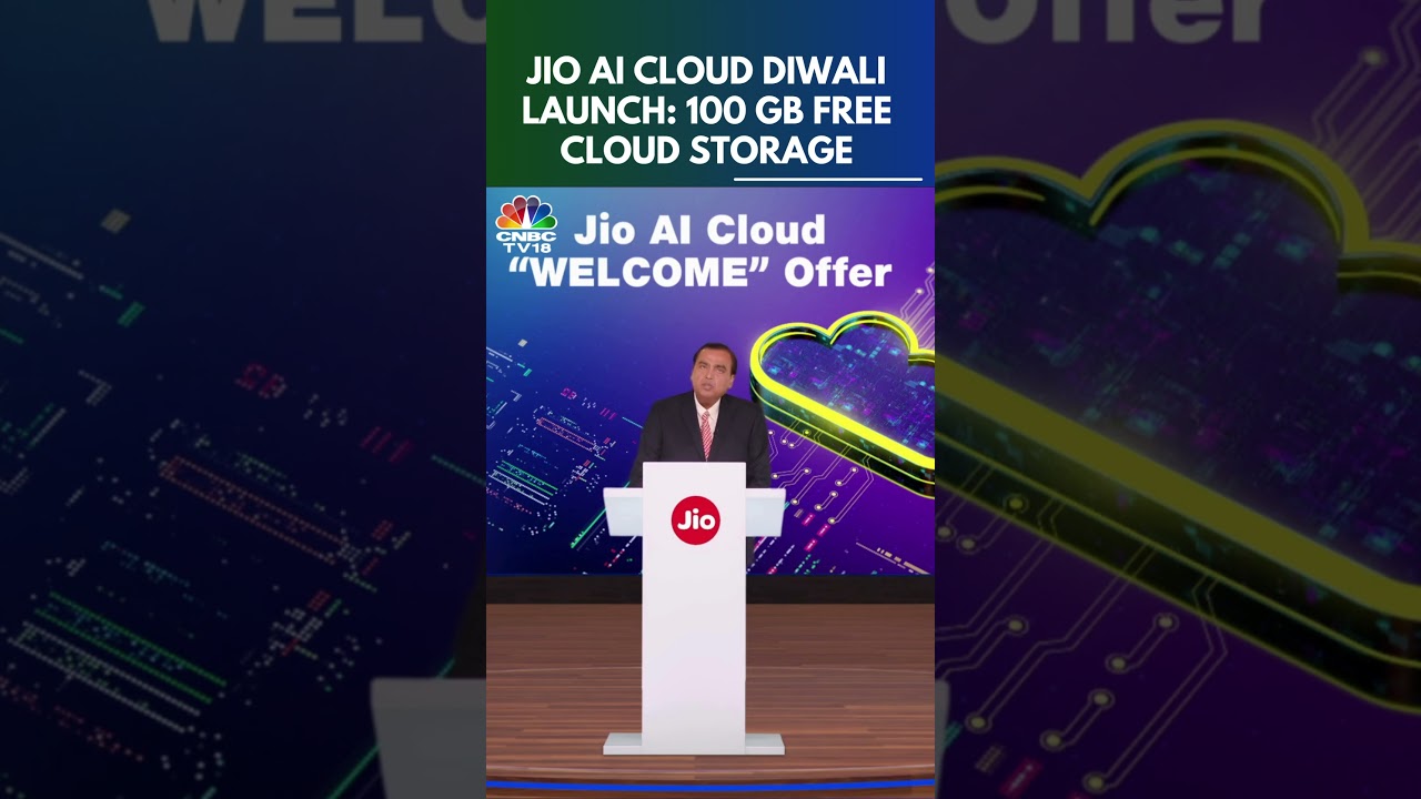 Jio's Diwali Offer | JIO AI Cloud Storage | Mukesh Ambani | 47th Reliance AGM | N18S | CNBC TV18