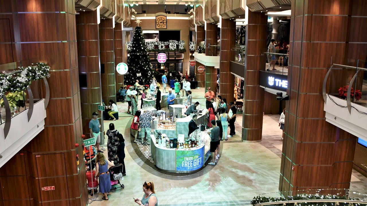 Royal Caribbean Odyssey of the Seas Inside / Indoor Narrated Walking Tour Royal Esplanade