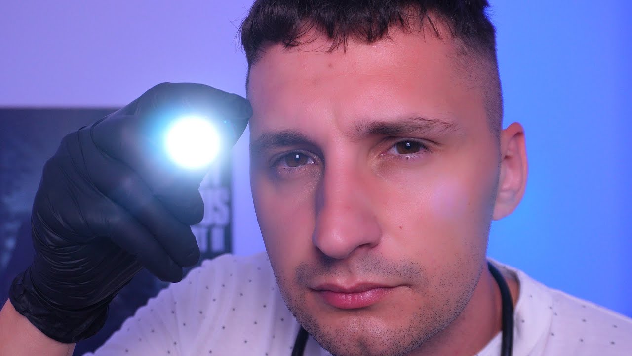 ASMR Badanie lekarskie nerwu czaszkowego, ale WSZYSTKO JEST ŹLE 🤯 (wzrok, słuch, węch, polecenia)