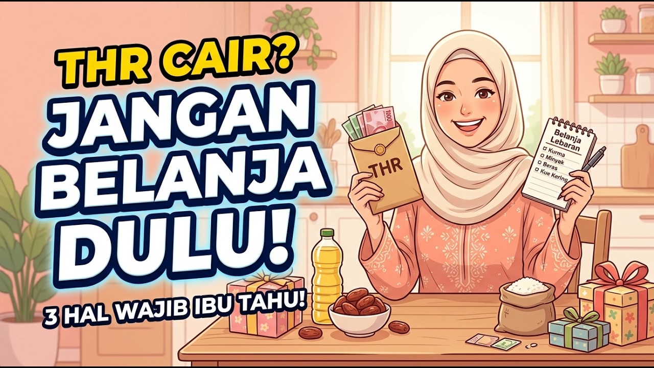 THR Cair? Lakukan 3 Hal Ini SEBELUM Belanja Keperluan Lebaran. Ibu wajib tahu