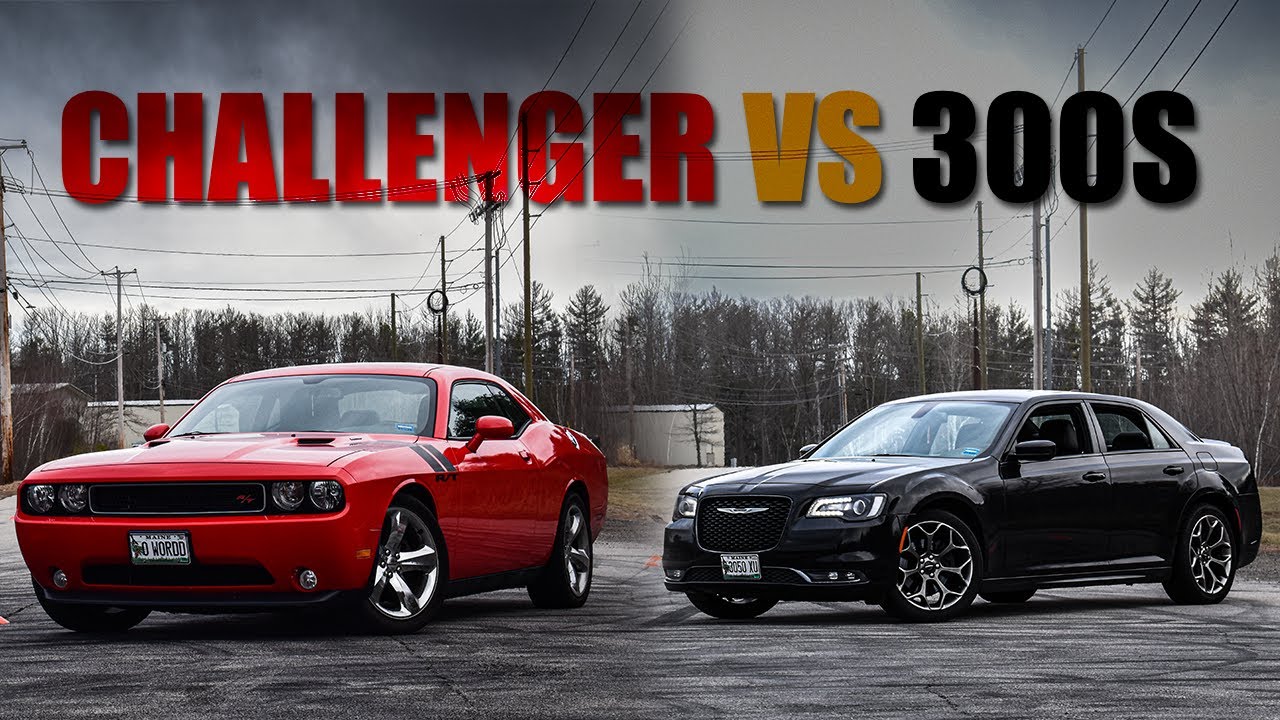 Chrysler 300S Vs Dodge Challenger RT Handling Test