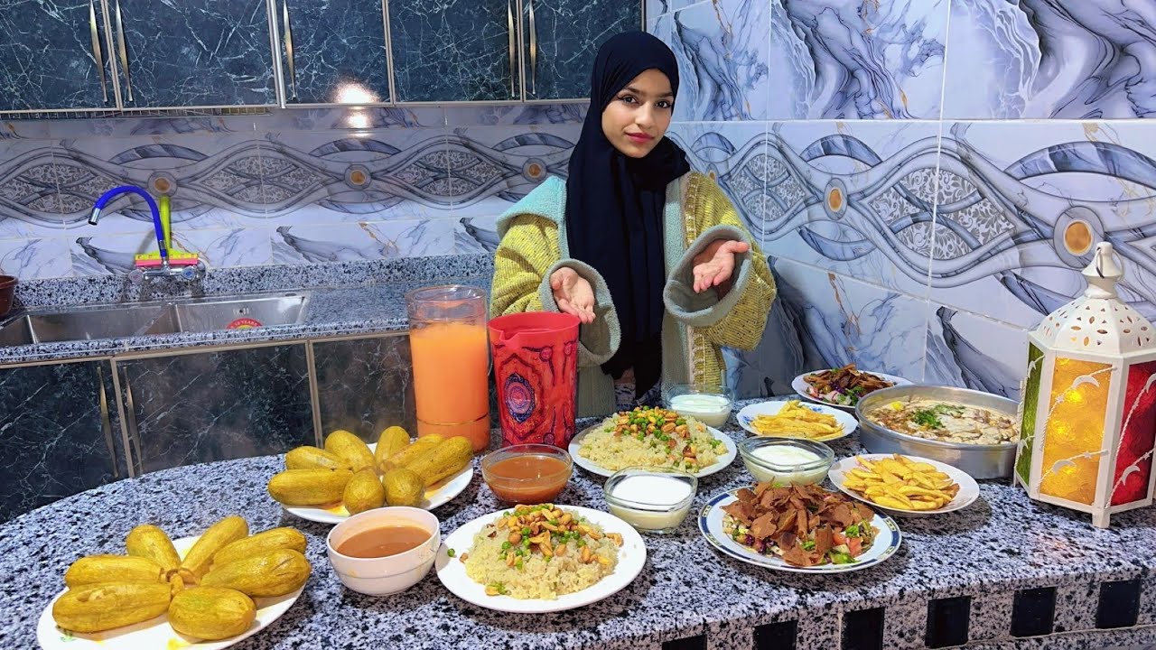 سفرة رمضان🌙اطيب كوسا محشي 😋🌹