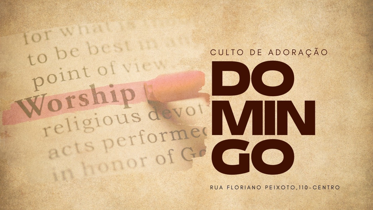 CULTO DE ADORAÇÃO  15/02/2026
