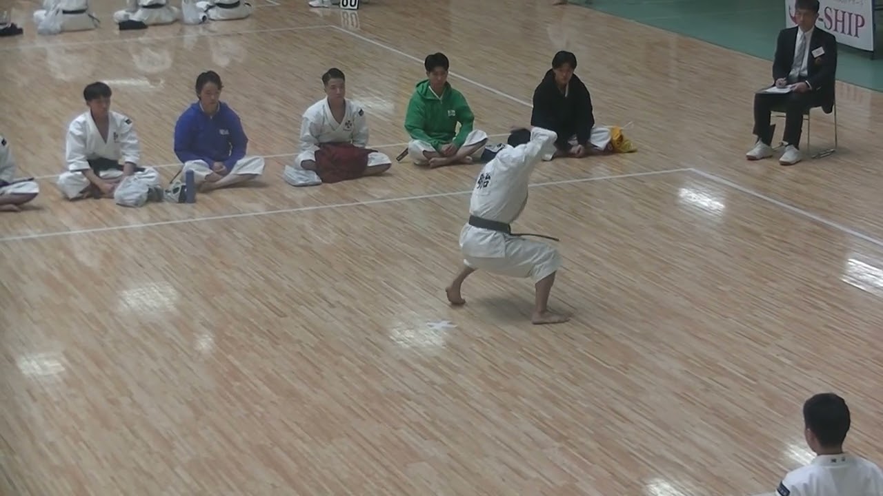25全日 男子単独有段 本選 明治 栗原 3位