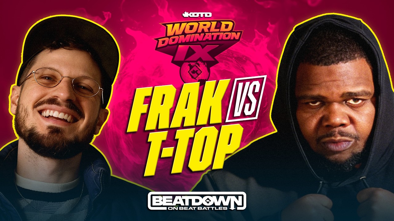 T Top vs Frak | Rap Battle | KOTD x Beatdown