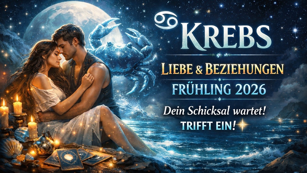 KREBS ♋ LIEBE & BEZIEHUNGEN ❤️ FRÜHLING 2026: Tiefe Gefühle & Seelenheil! ✨ TRIFFT EIN! 💯