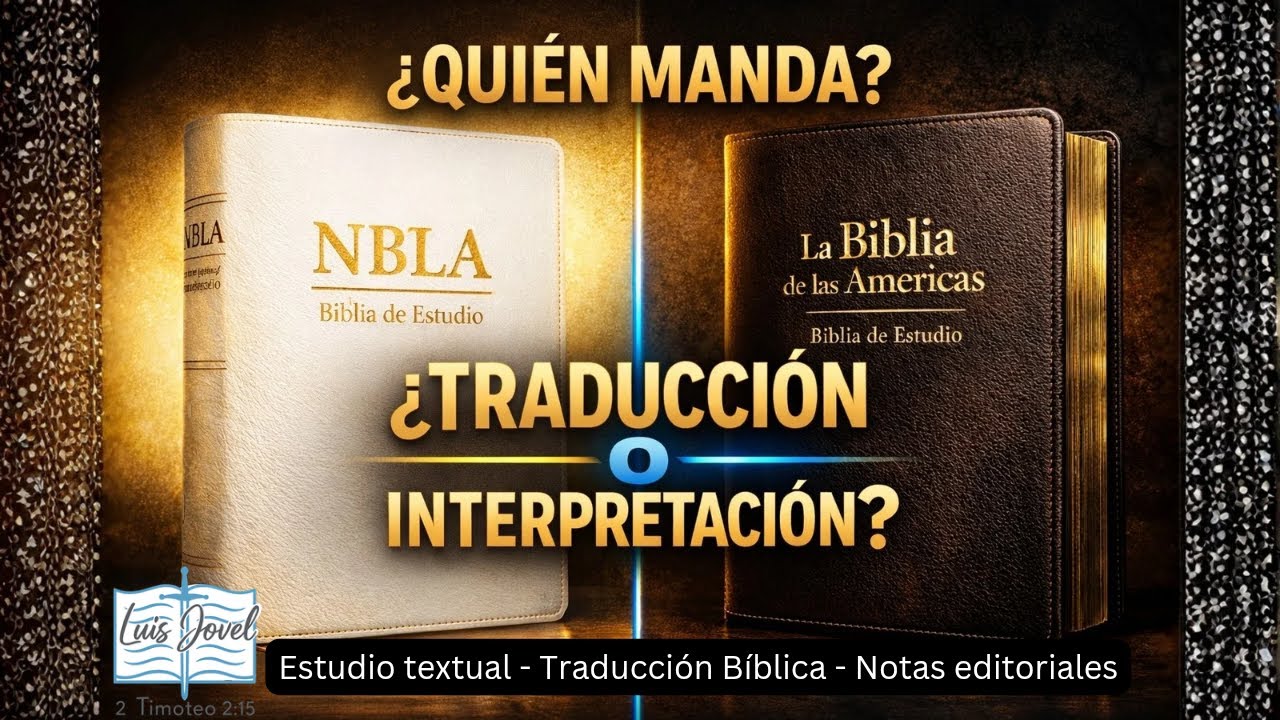 ¿ESTUDIAMOS LA BIBLIA O LA INTERPRETACIÓN DEL EDITOR? NBLA vs LBLA