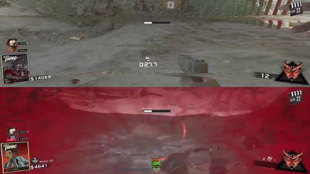 INFINITW WARFARE ZOMBIES ATTACK OF THE RADIOACTIVE THING GLITCH!!!!!!!!!