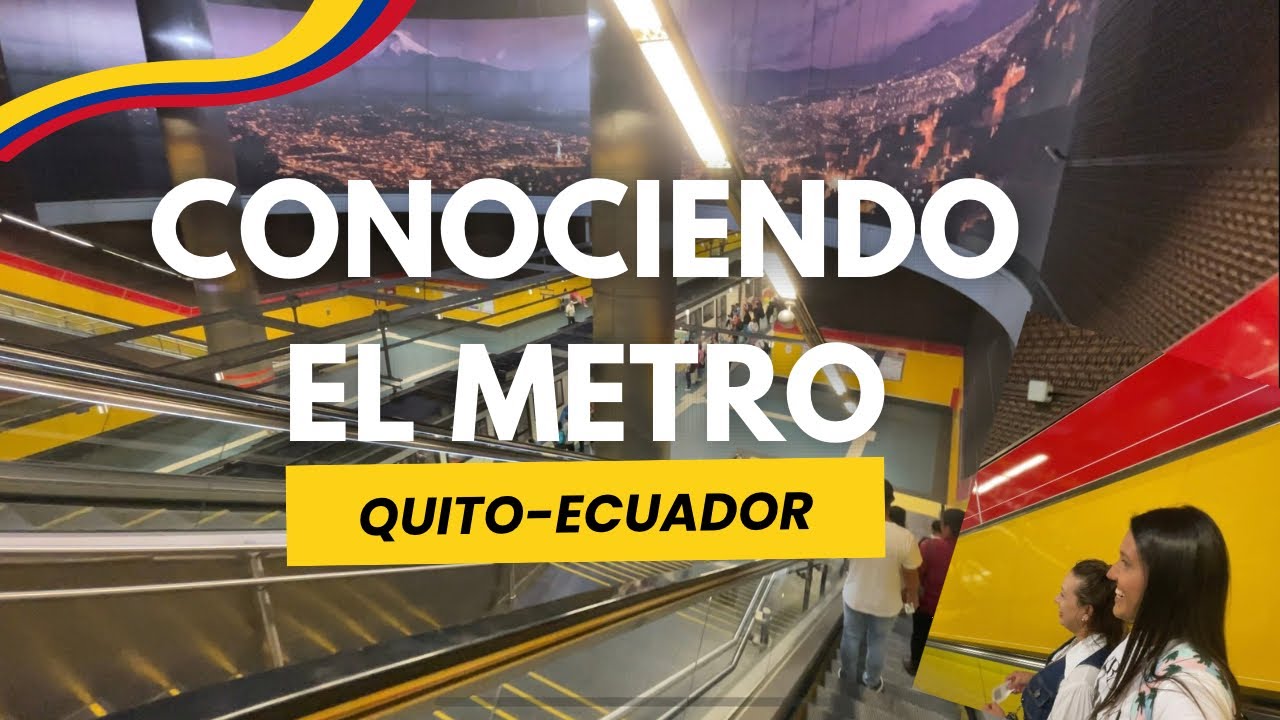 ASÍ es el METRO de QUITO🇪🇨|acompáñame a conocer sus instalaciones.