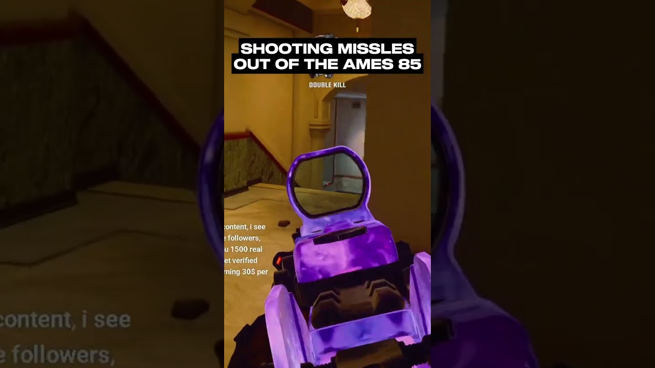 Shooting misiles out the ames 85