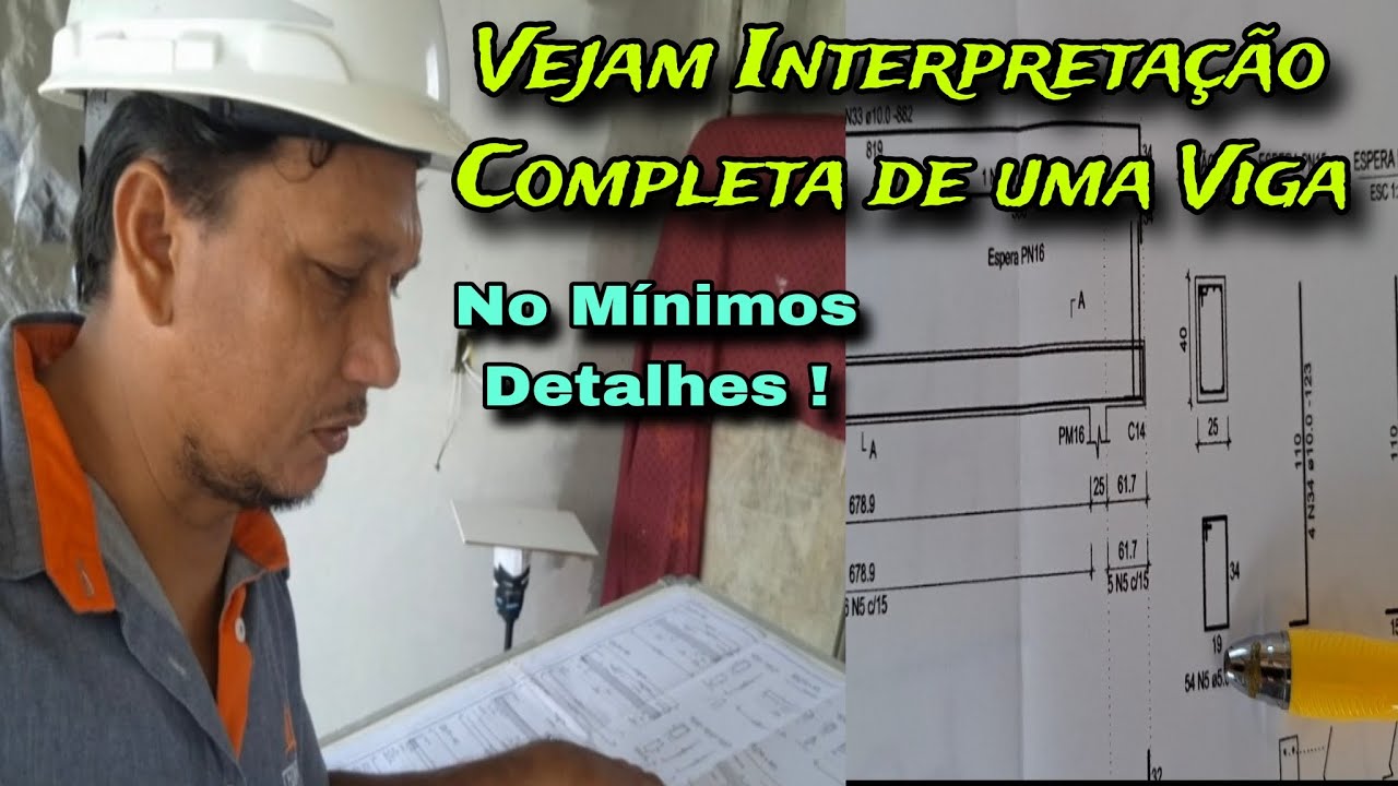 Vejam uma Interpretação Completa de uma Viga no mínimos detalhes,  então não perca !!!!!