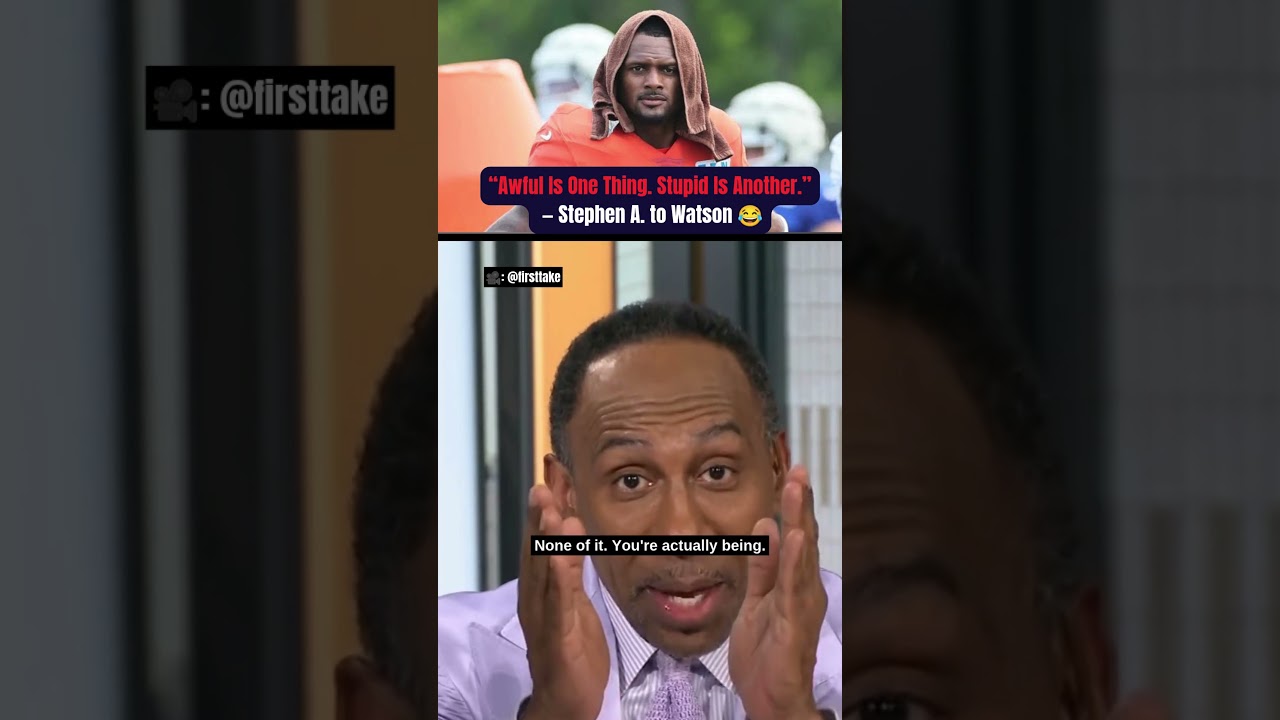 Stephen A. Smith Blasts Deshaun Watson Over His Media Comments: &ldquo;You Have Been Awful!&rdquo;