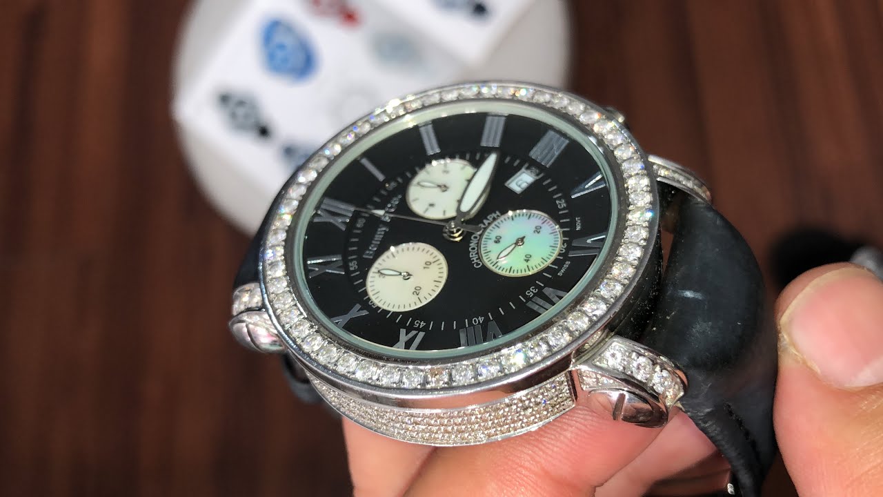 Men&rsquo;s Benny & Co Diamond Watch 4.00 Carats Rare Piece