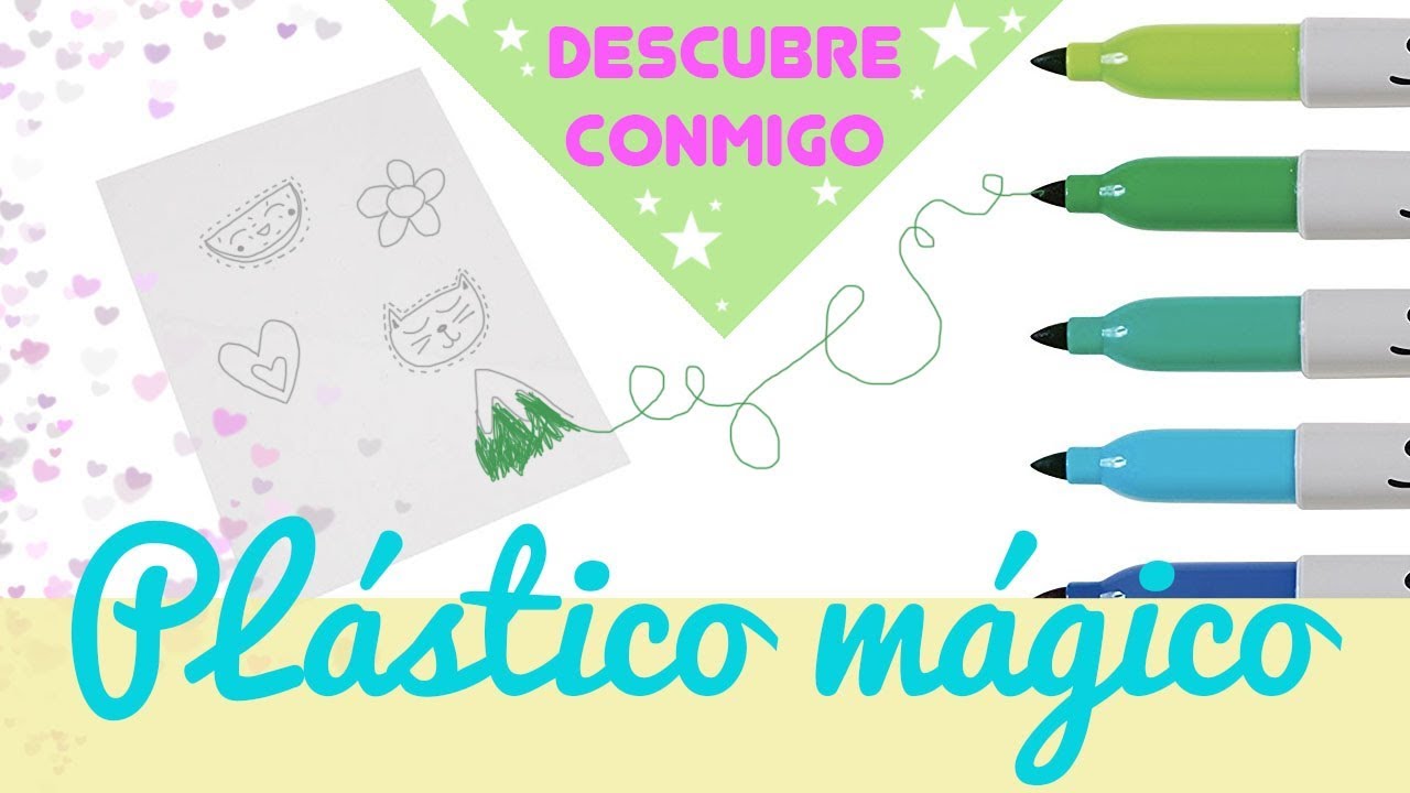 &iquest;QU&Eacute; ES EL PL&Aacute;STICO MAGICO? C&oacute;mo hacer manualidades con pl&aacute;stico encogible paso a paso