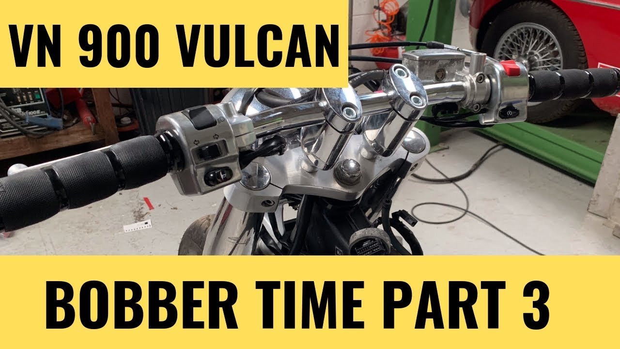 Bobber VN900 Vulcan Spark plugs and Drag Bars