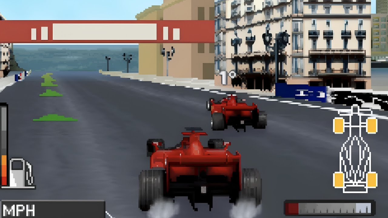 Gameplay De Ferrari World Championship [GP DA FRANÇA] (JAVA GAME)