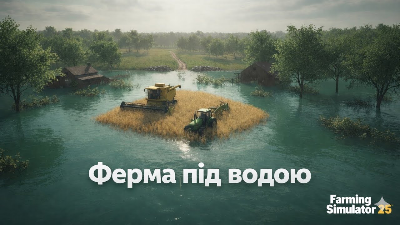 ФЕРМА ПІД ВОДОЮ! 🌊 Як вижити в Submerged Sanctuary? | Farming Simulator 25