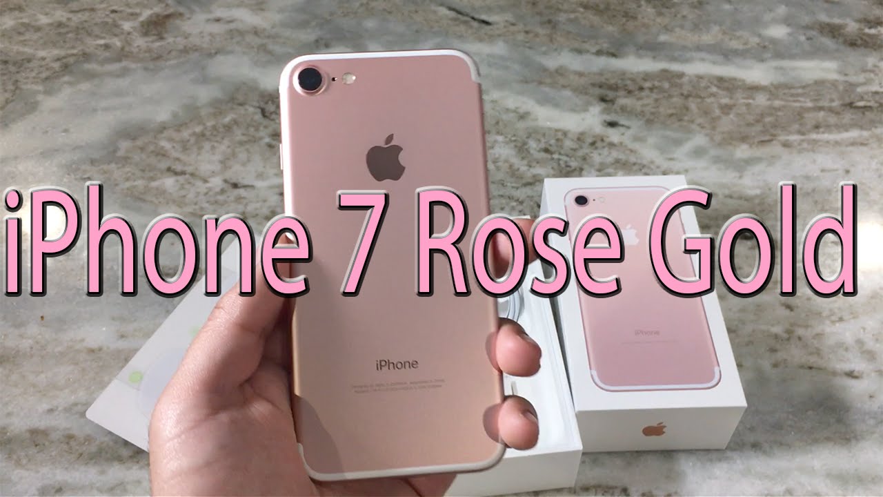 iPhone 7 Rose Gold Unboxing & First Look