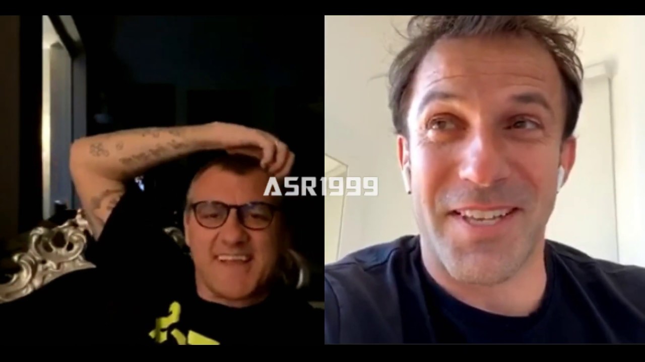 BOBO VIERI E DEL PIERO in diretta su Instagram #2