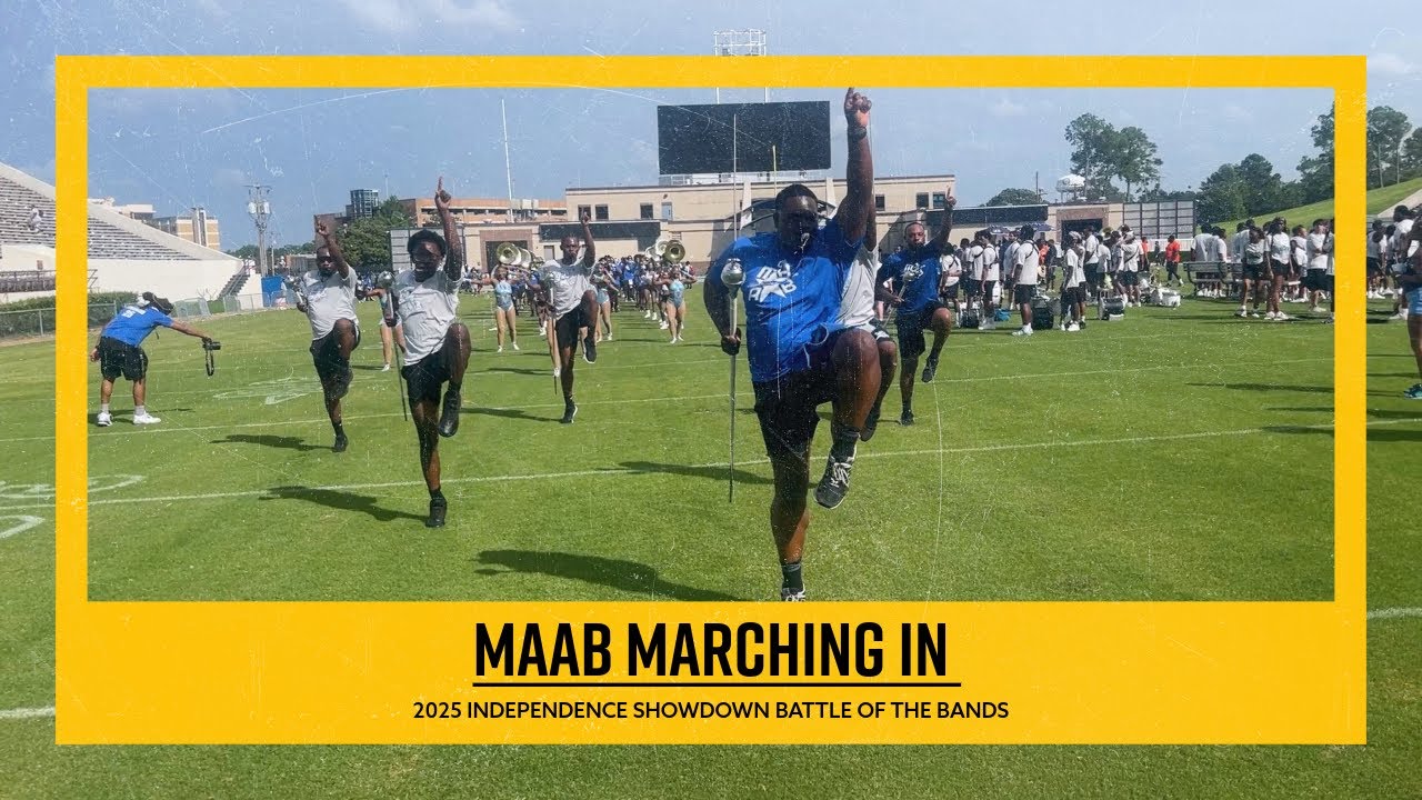 MARCHING IN | Mississippi Alumni All-Star Band | MAAB at 2025 INDEPENDENCE SHOWDOWN BOTB #summer