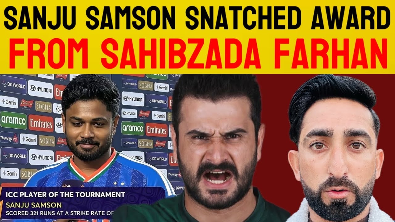 Sanju Samson Snatched Player Of The Tournament Award From Sahibzada Farhan 