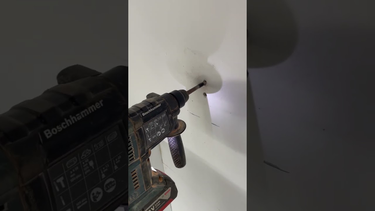 Dica de como fazer o furo na parede do tamanho certo  de maneira simples e barata 😏😉