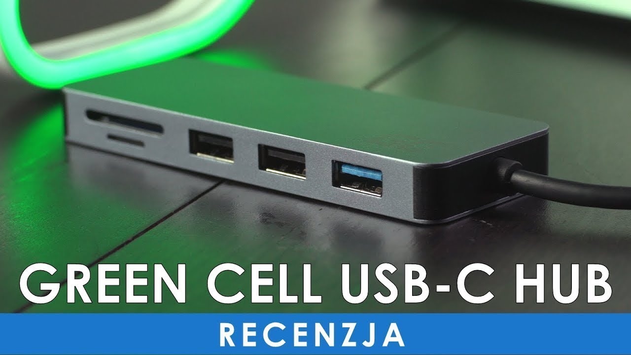 Porty USB-C w laptopach - problem czy zaleta? Recenzja Green Cell USB-C HUB