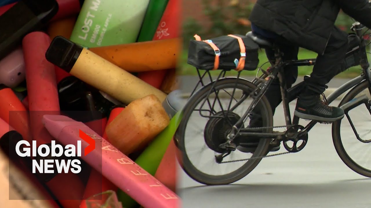 How a young engineer is recycling old vape batteries to power e-bikes