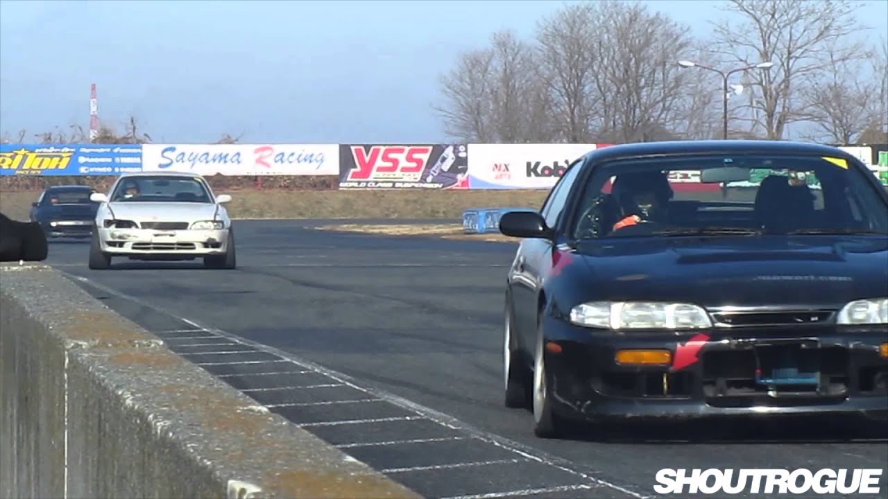 Last drifting at OKEGAWA sports land 桶川スポーツランド　ドリフト走り納め