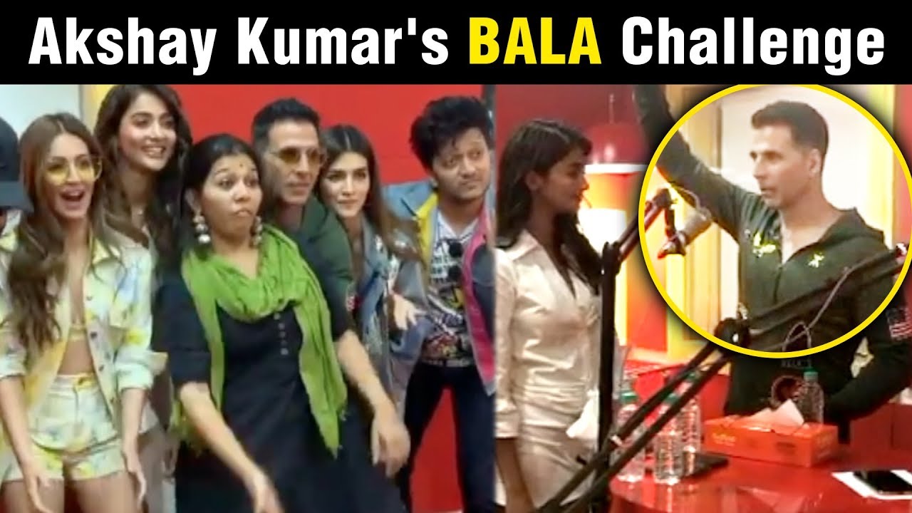 The Bala Challenge | Akshay Kumar TEACHES Housefull 4 Team The BALA Step