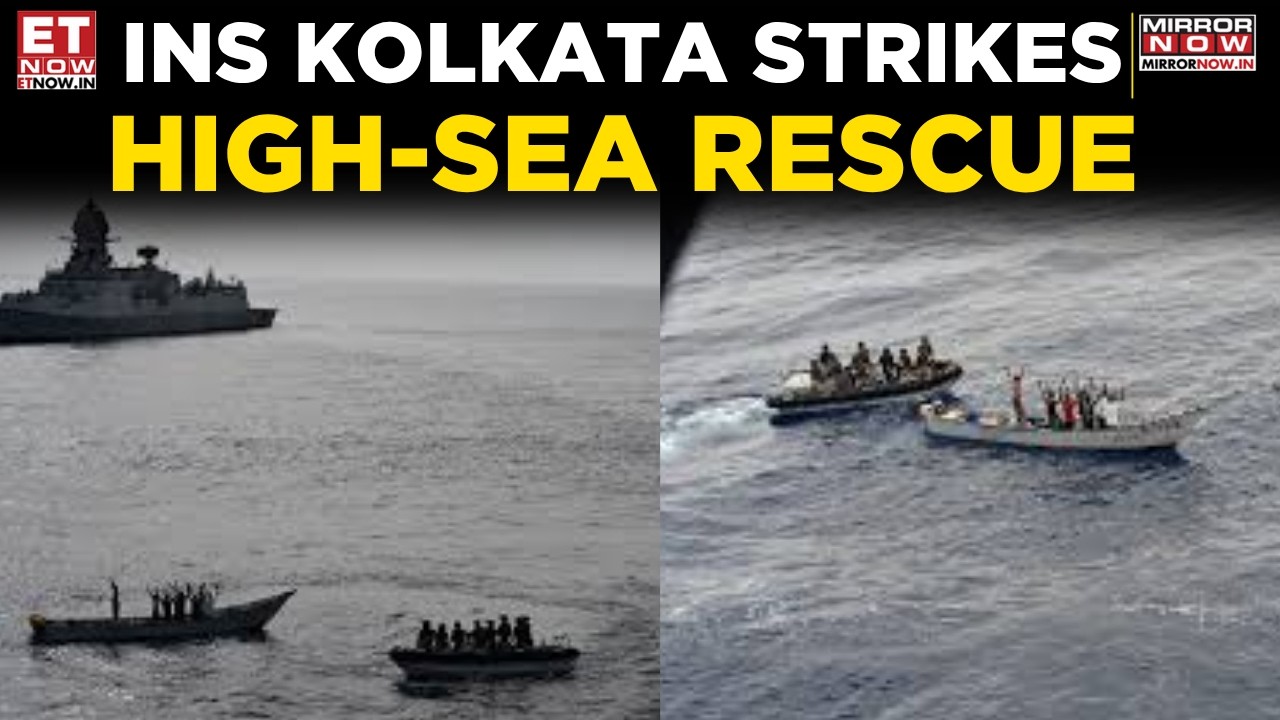 Indian Navy Strikes Back Against Pirates | Merchant Ship Saved In High Seas Operation | Breaking