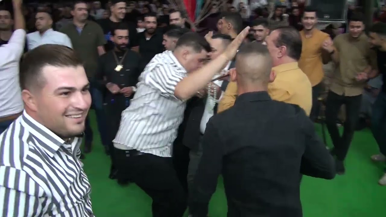 افراح ال العبيدات حفل زفاف الشاب صهيب عبيدات الفنان فرج قداح مع شاعر المجوز خليل الحوشان جزء الثاني