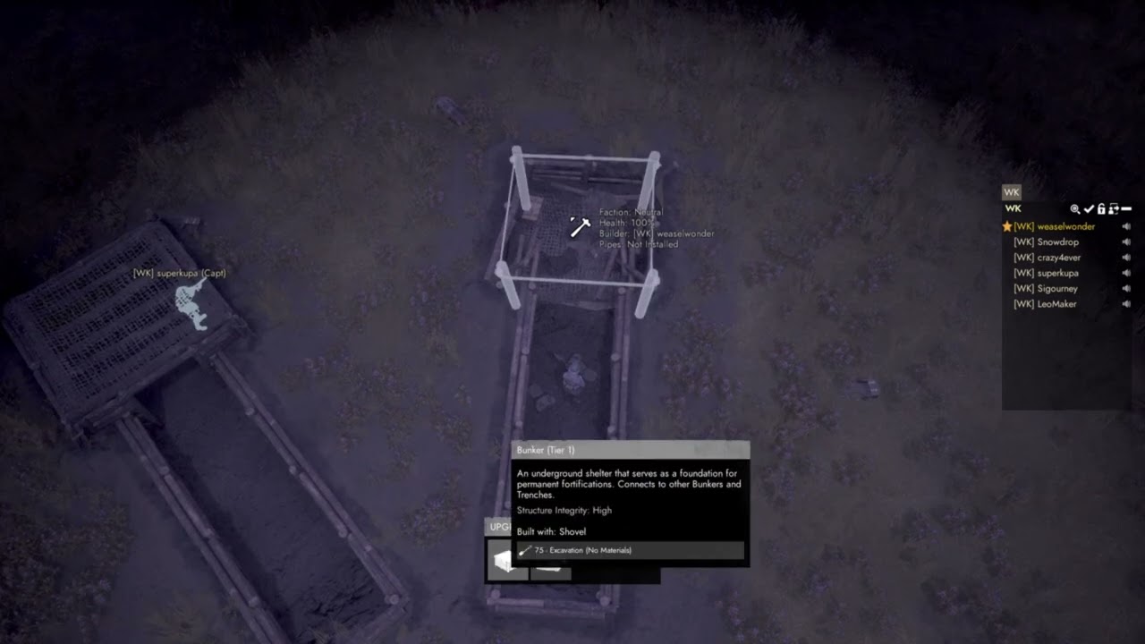 How to build Smart Trenches in Foxhole (pc game on steam) that can't be used by the enemy