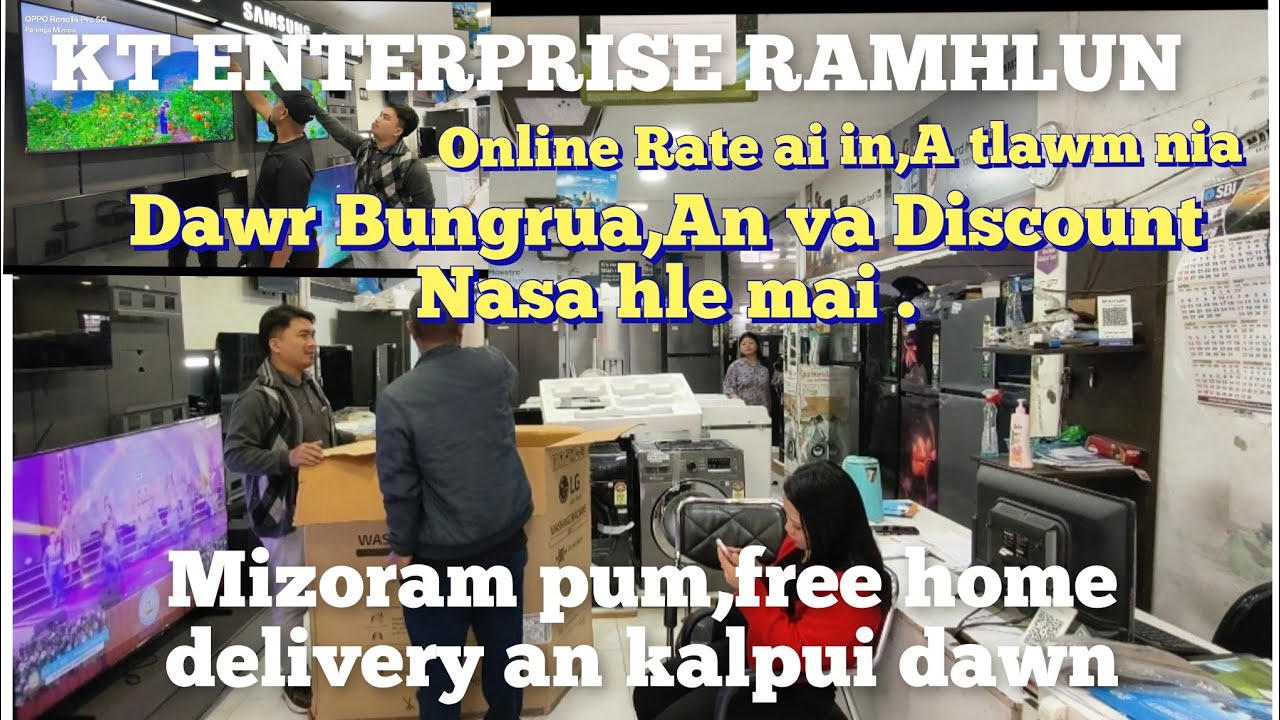 E khai,An Discount leh ta mup mup mai.inchhung Bungrua..kal vat rawh le.kt Enterprises Ramhlun.