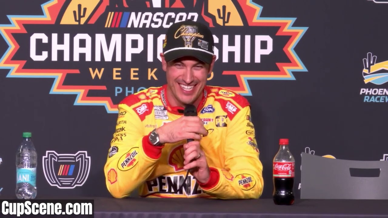 NASCAR at Phoenix Raceway Nov. 2024: Joey Logano post race