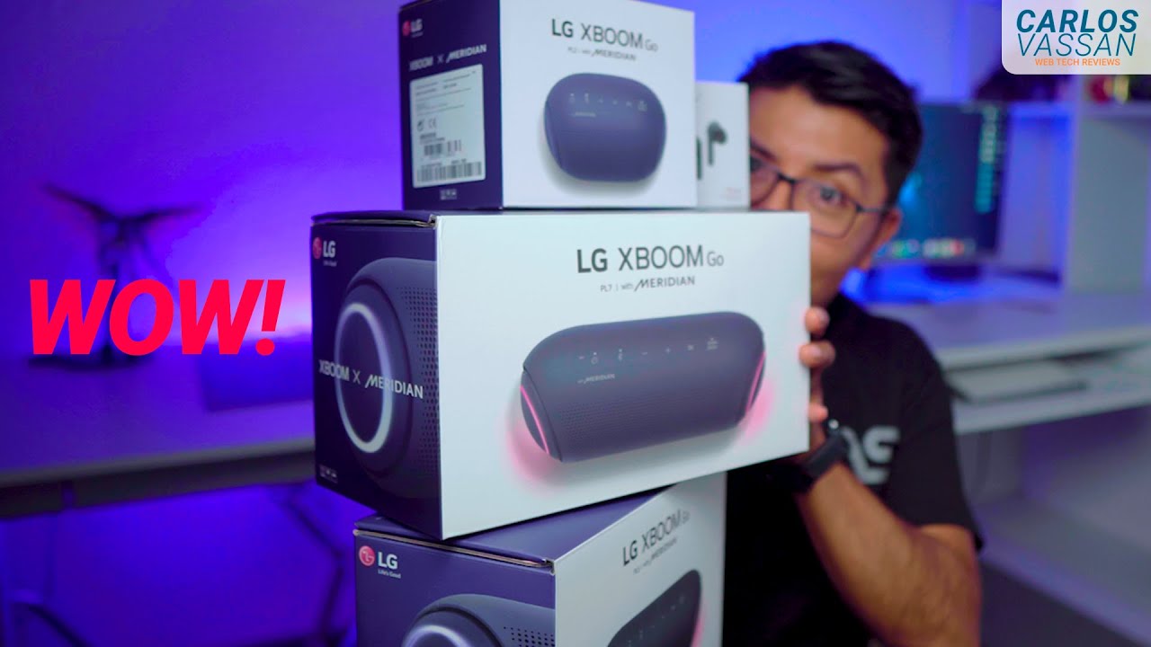 LG me mandó UNA GRAN CAJA: LG XBOOM Series!