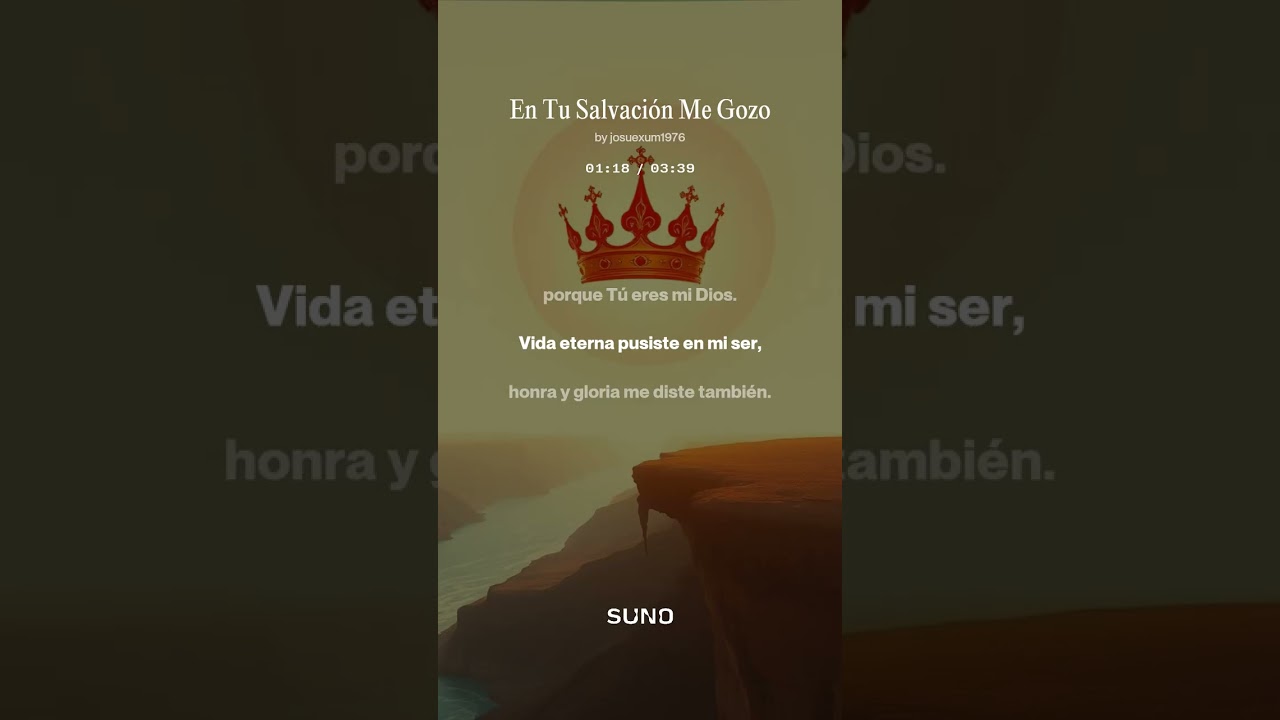 En tu salvación me gozo.