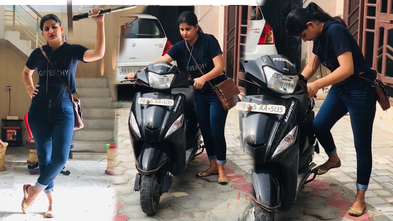 Scooty starting problem in morning | After so much crank finally start scooter 🛵